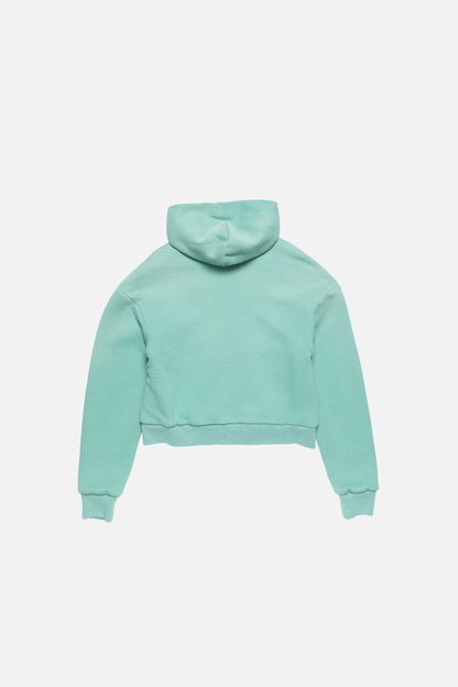 Acne Studios Sprayed zip hoodie - Mint green