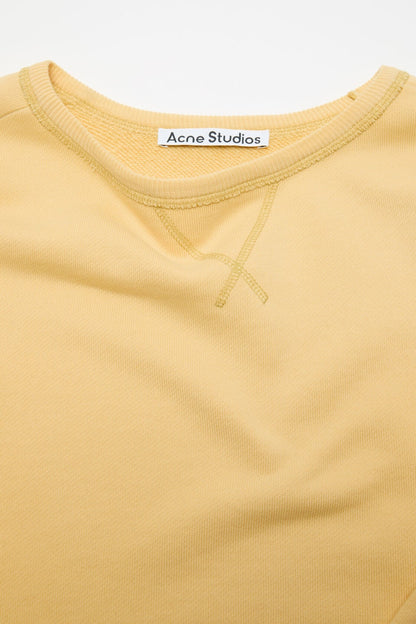 Acne Studios Sprayed logo sweatshirt - Light yellow