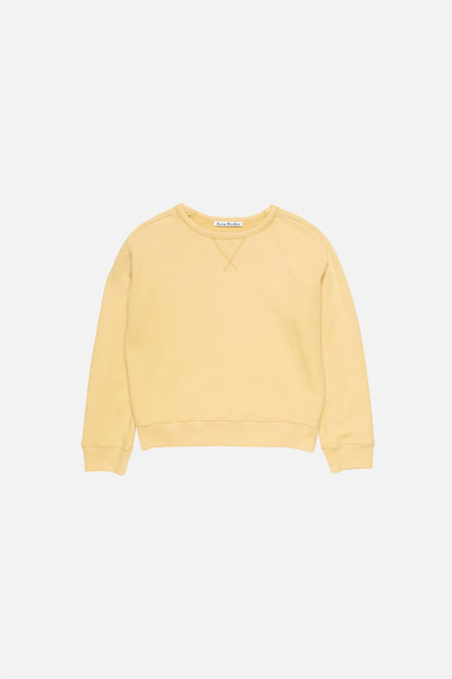 Acne Studios Sprayed logo sweatshirt - Light yellow