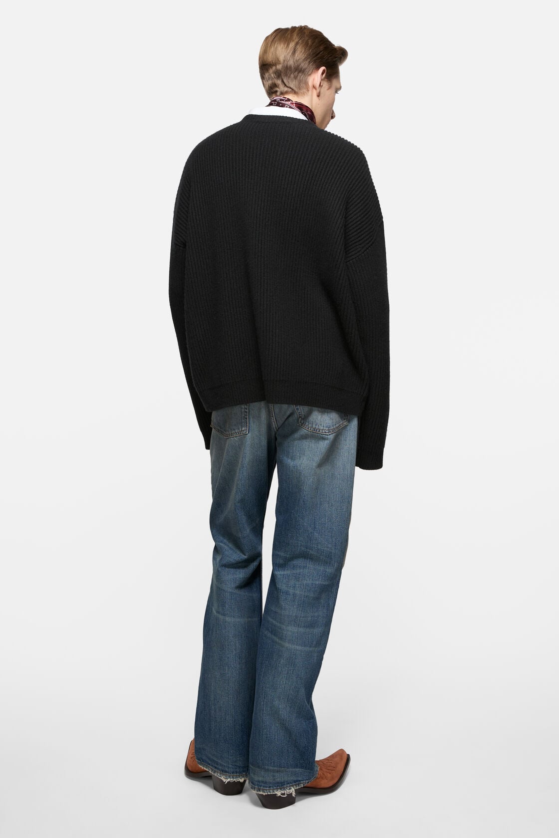 Acne Studios Chunky cashmere sweater - Black