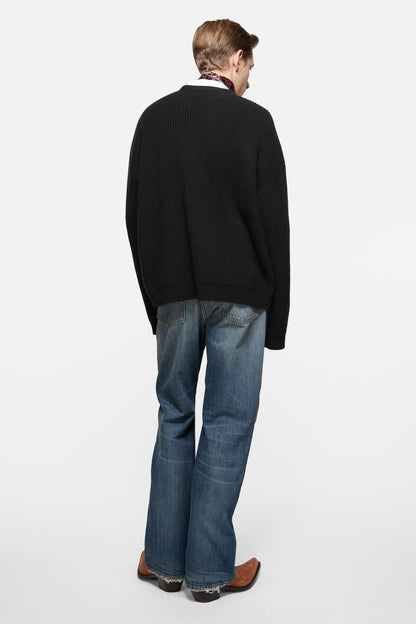 Acne Studios Chunky cashmere sweater - Black