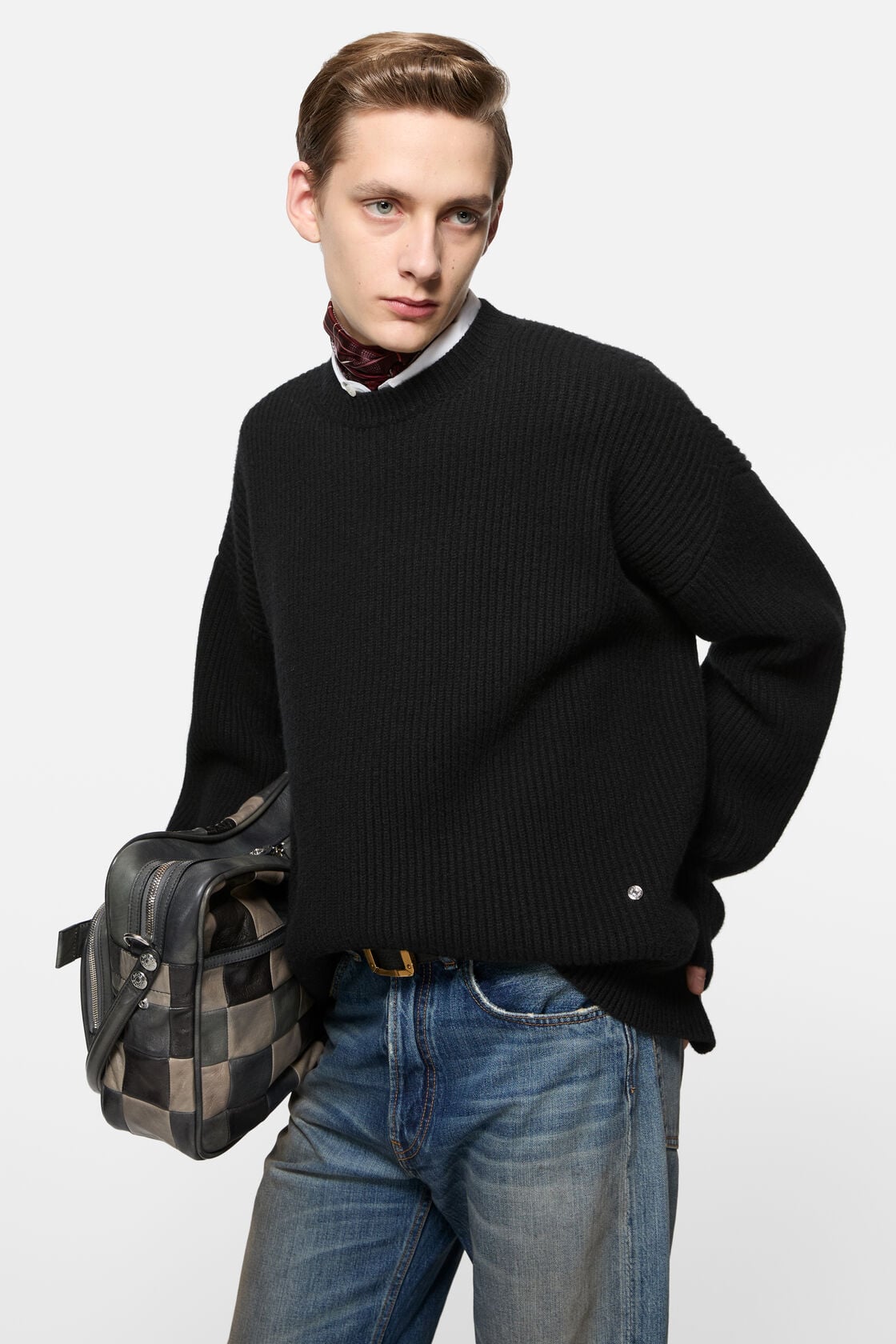 Acne Studios Chunky cashmere sweater - Black