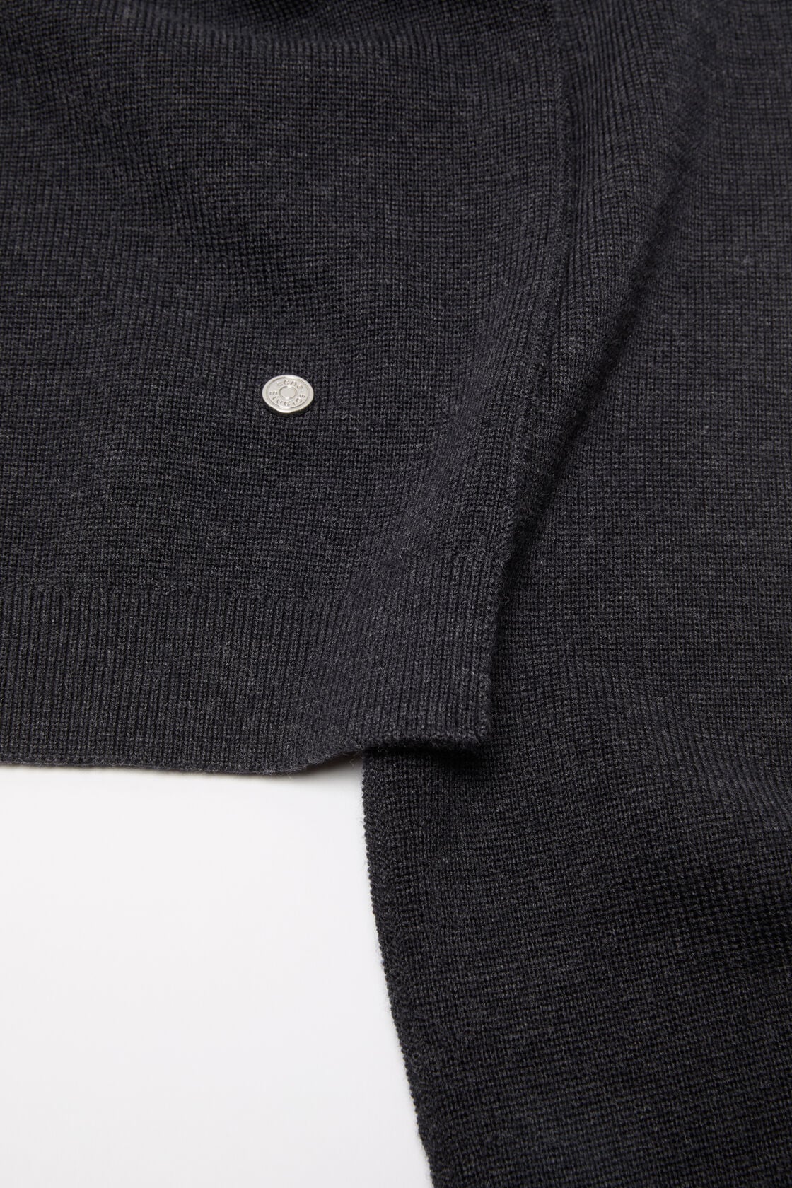 Acne Studios V-neck wool cardigan - Dark Navy Melange