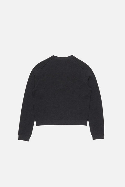 Acne Studios V-neck wool cardigan - Dark Navy Melange