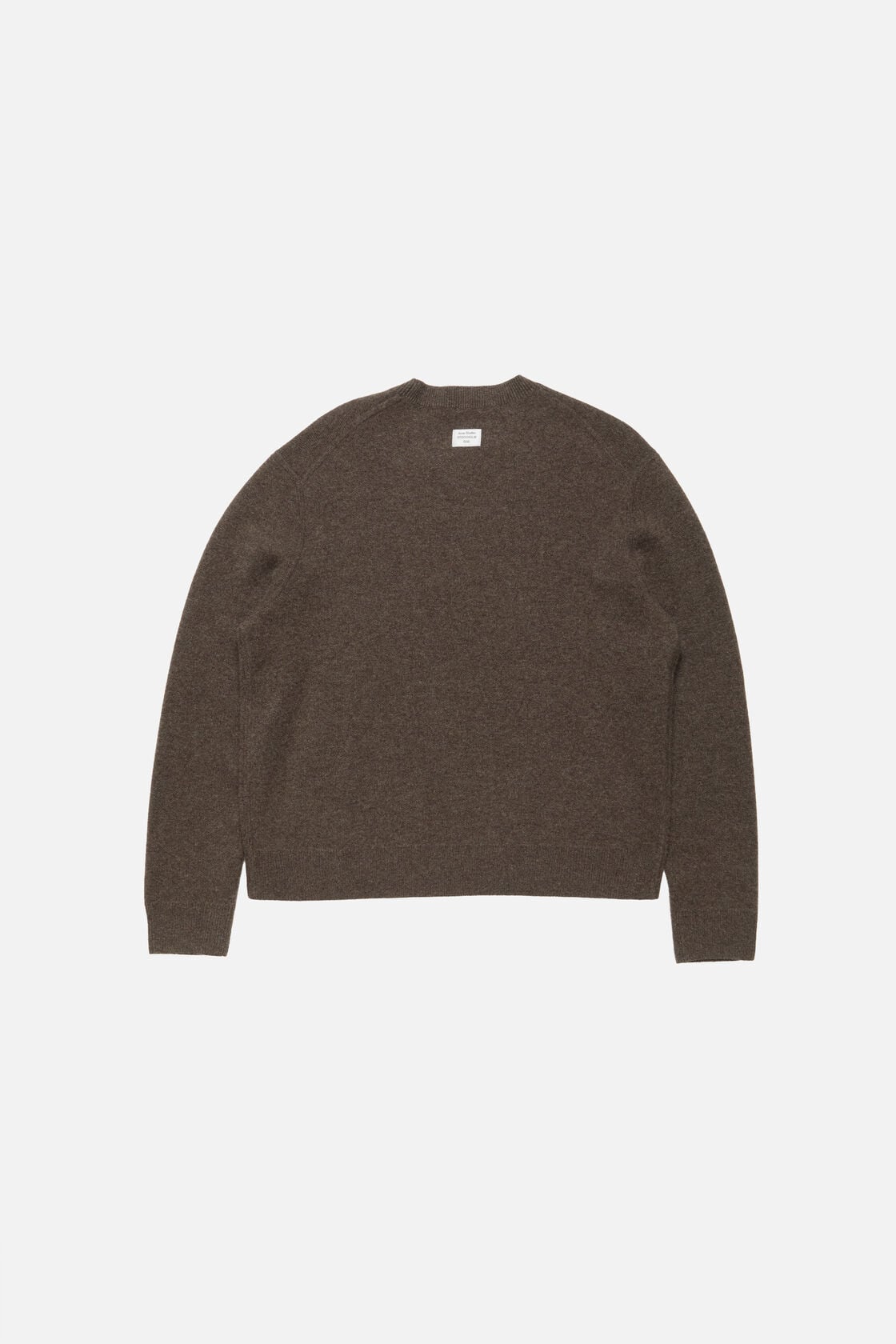 Acne Studios Cashmere sweater with logo - Walnut brown