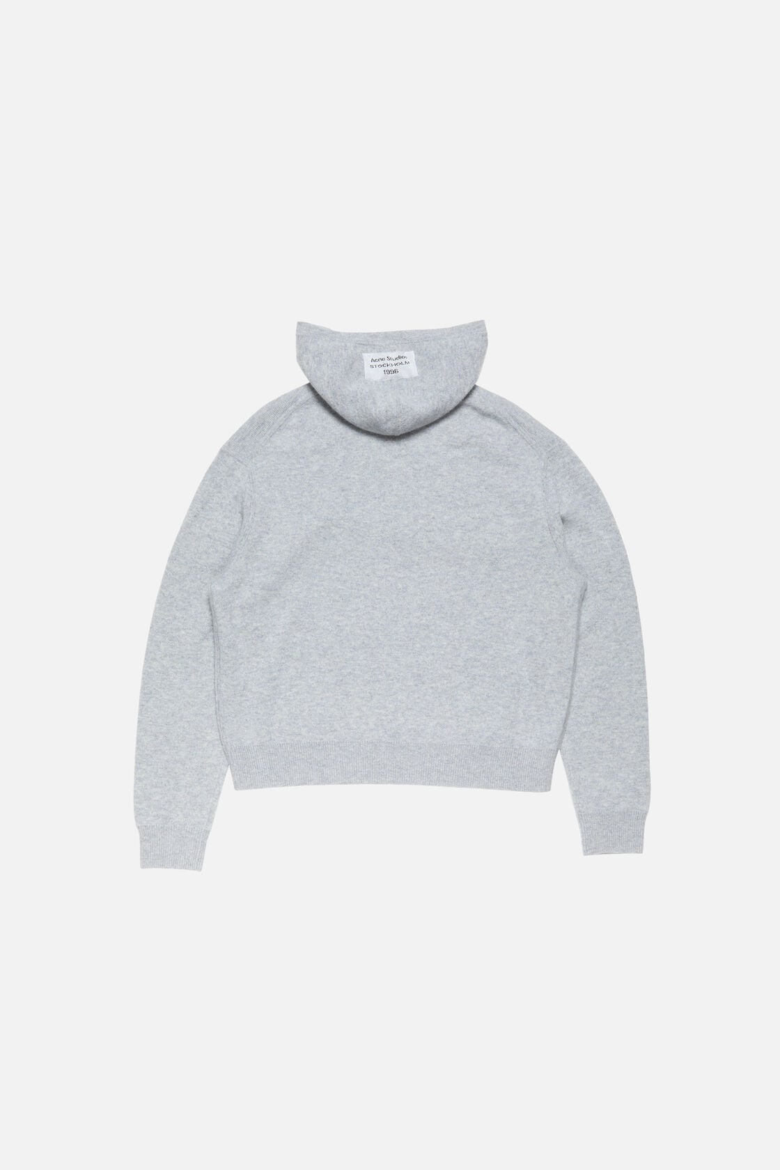Acne Studios Cashmere hoodie - Cold grey melange