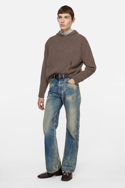 Acne Studios Cashmere hoodie - Walnut brown