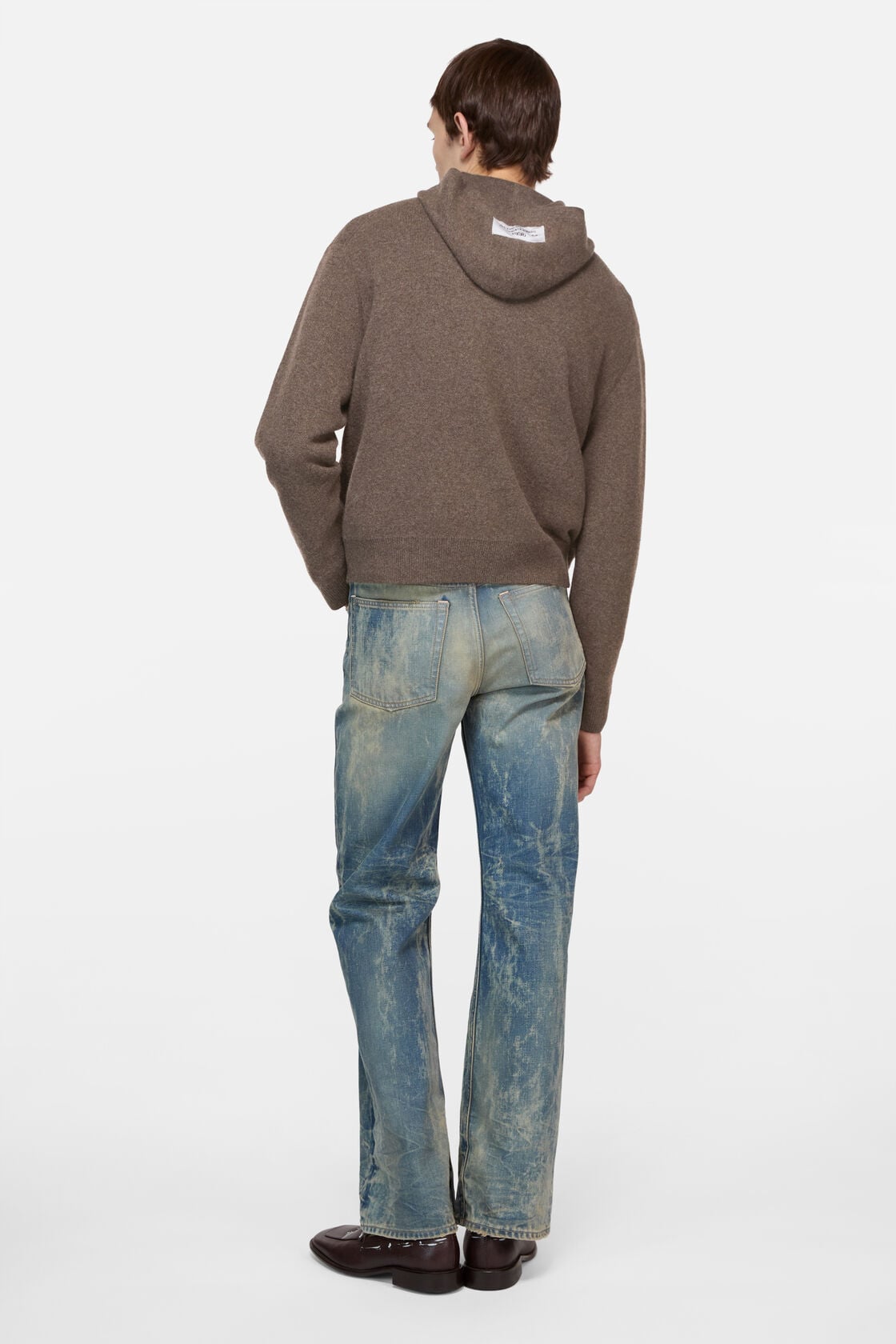 Acne Studios Cashmere hoodie - Walnut brown