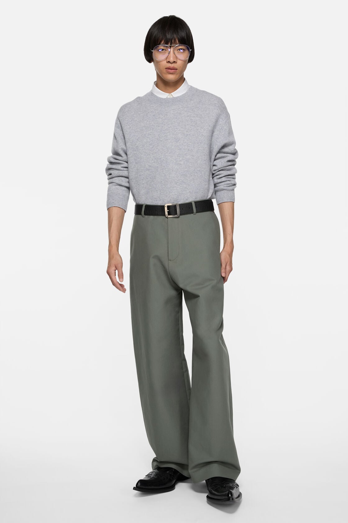 Acne Studios Cashmere sweater - Cold grey melange