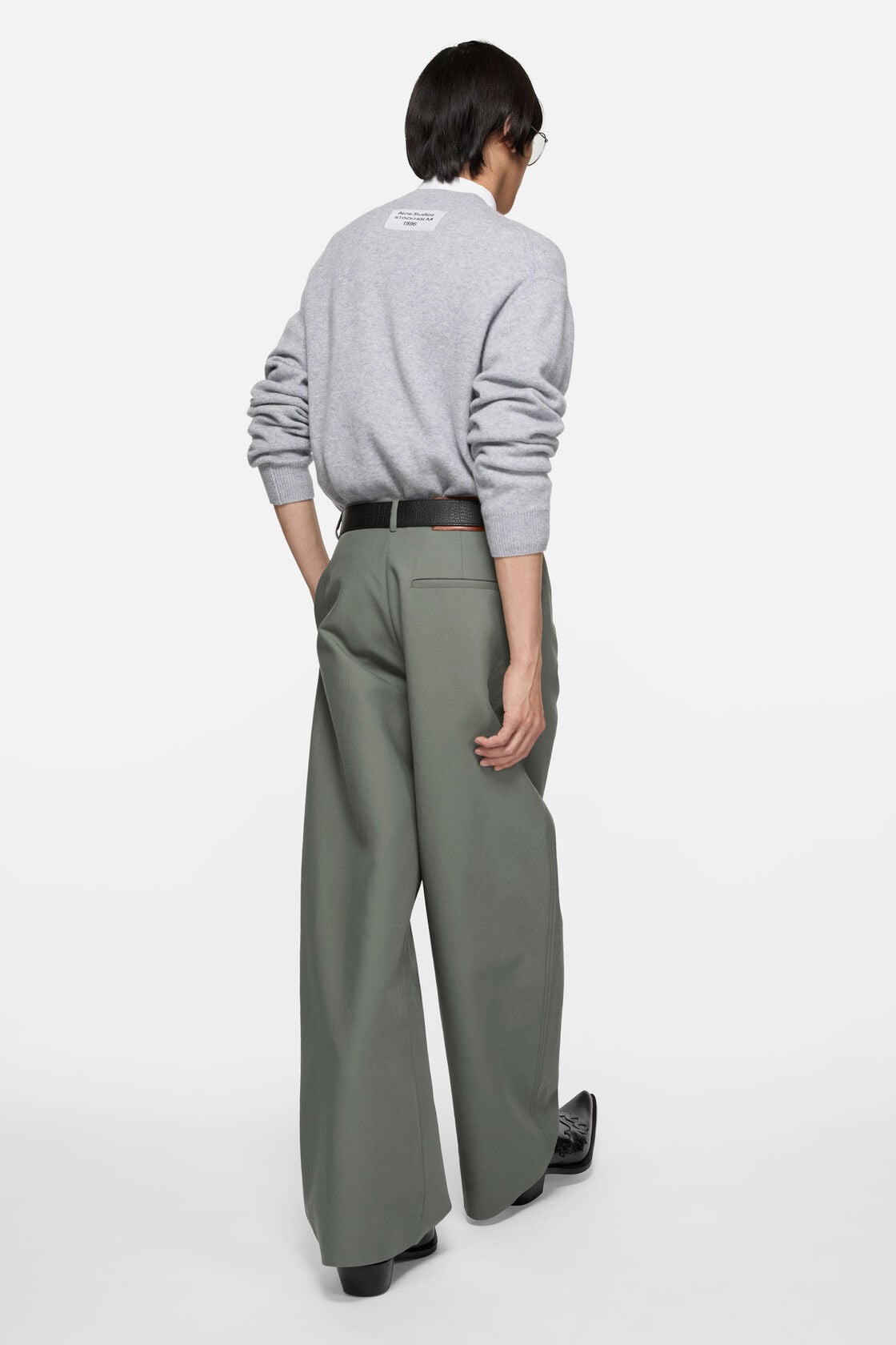 Acne Studios Cashmere sweater - Cold grey melange