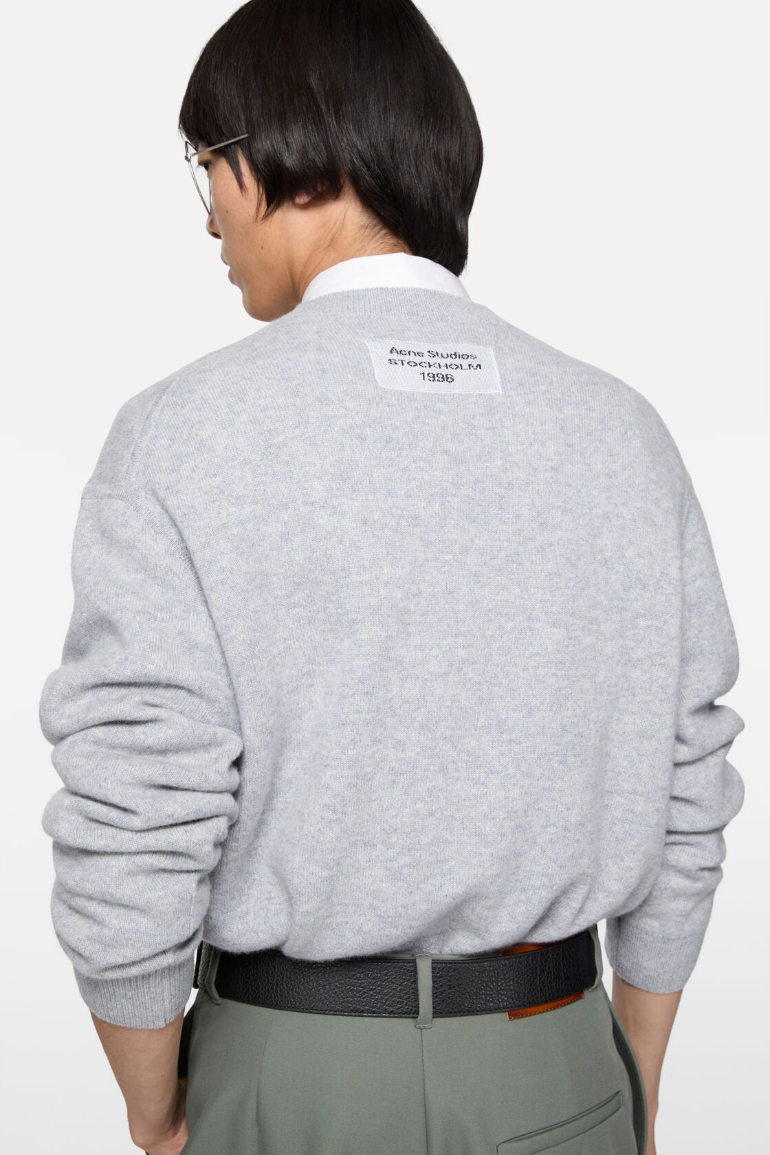 Acne Studios Cashmere sweater - Cold grey melange
