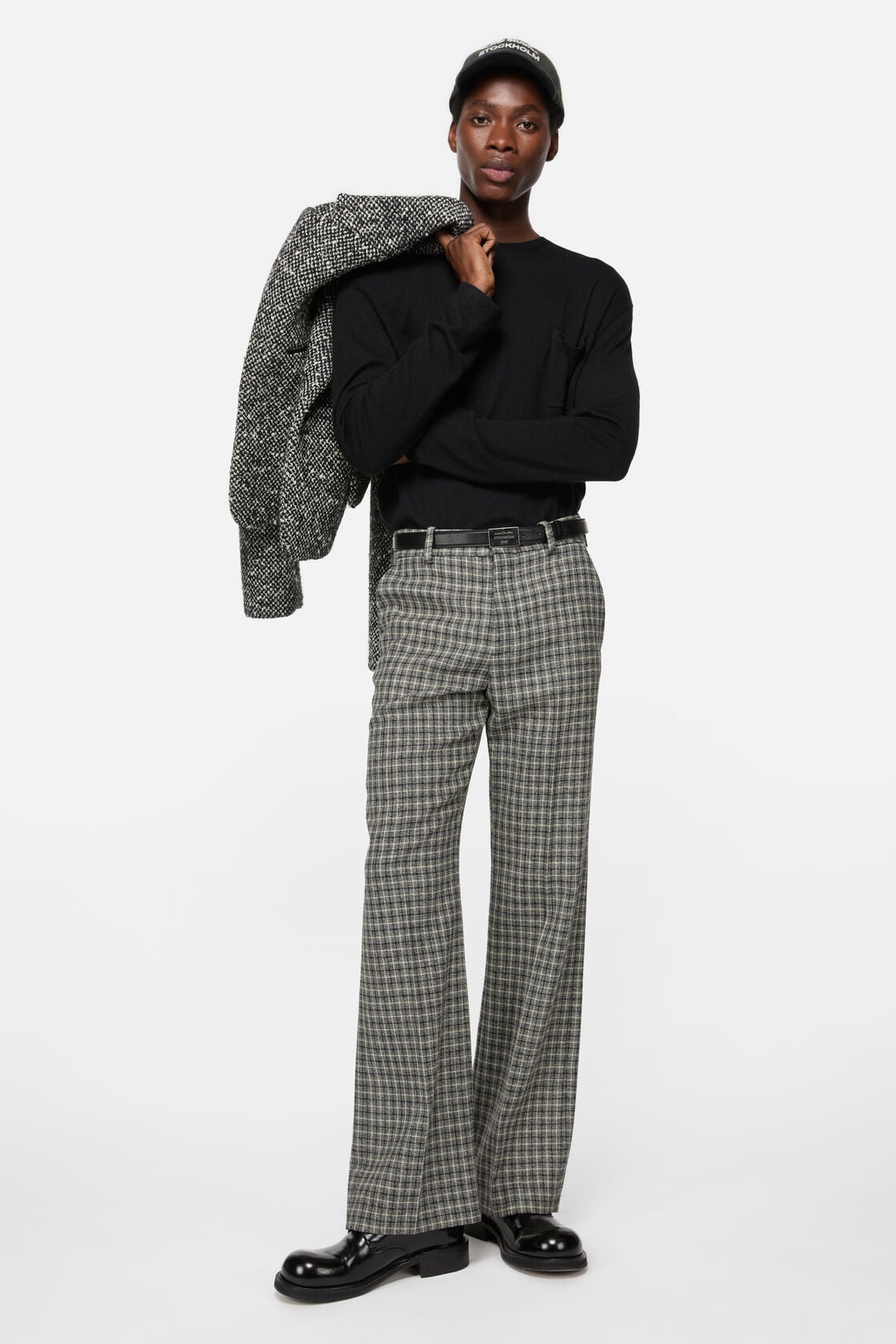 Acne Studios Cashmere sweater with pocket - Black