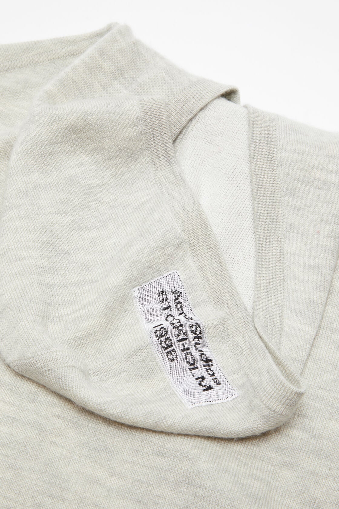 Acne Studios Cashmere hoodie - Light Grey Melange