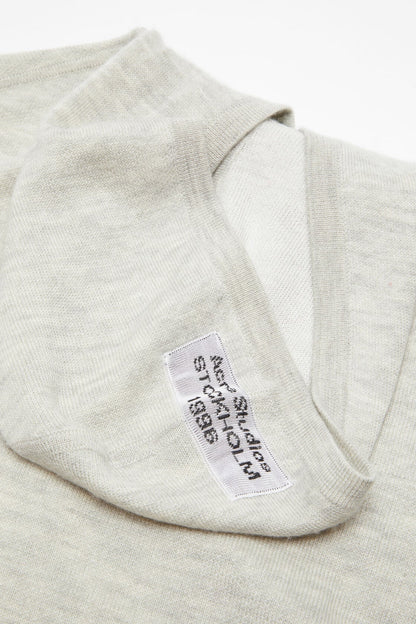 Acne Studios Cashmere hoodie - Light Grey Melange