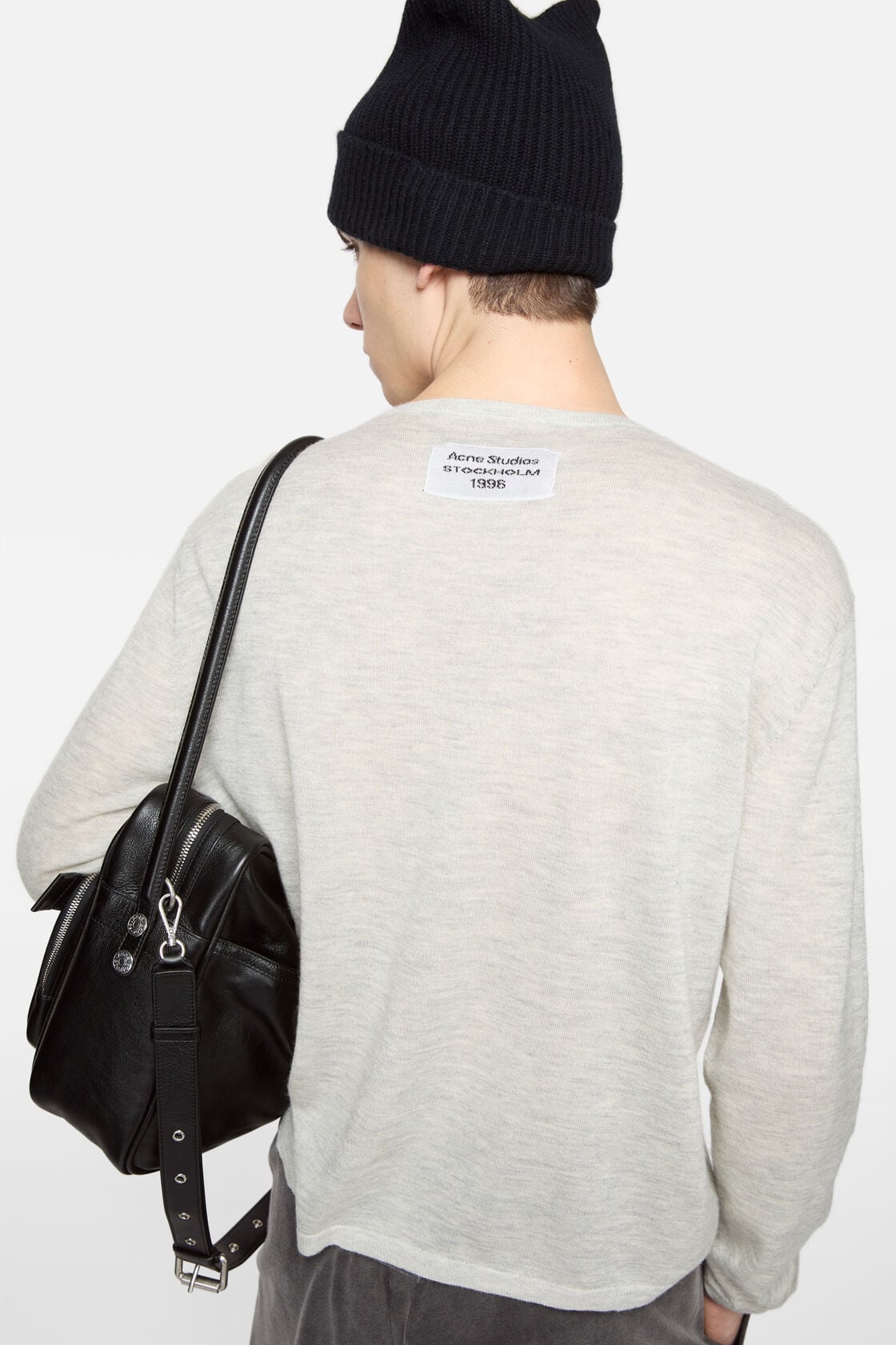 Acne Studios Cashmere sweater - Light Grey Melange