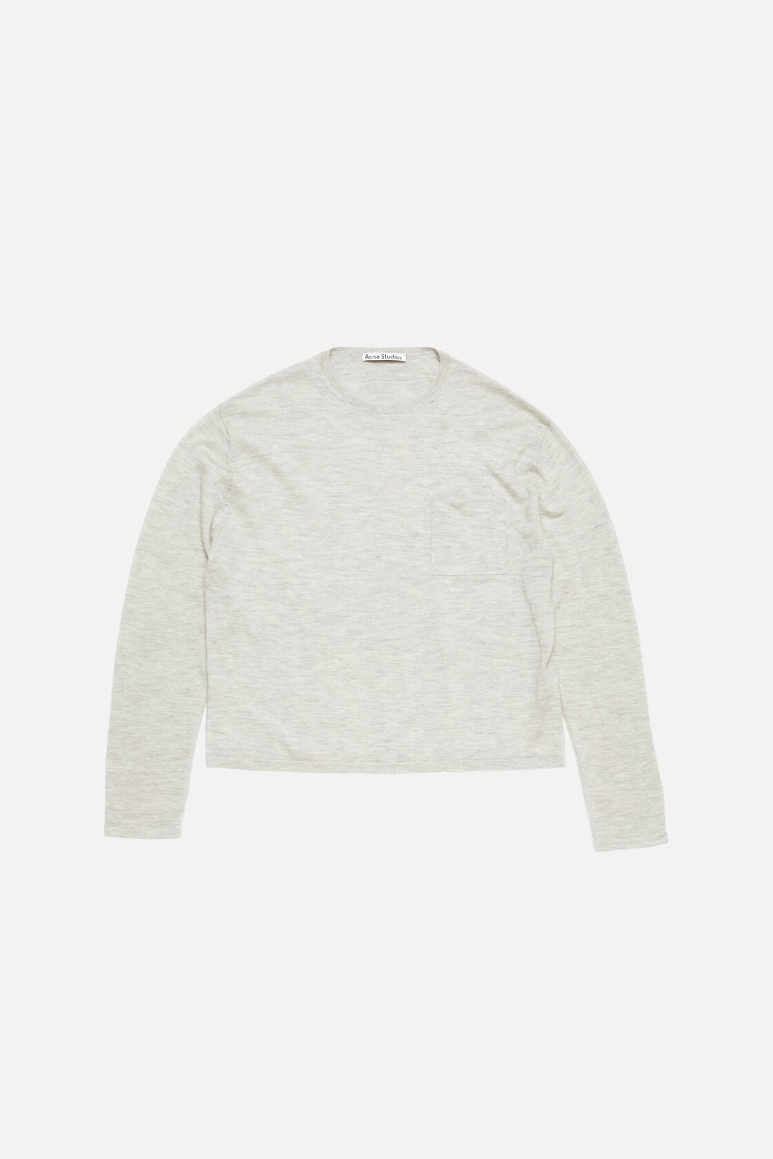 Acne Studios Cashmere sweater - Light Grey Melange