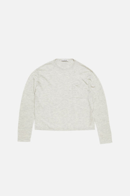 Acne Studios Cashmere sweater - Light Grey Melange