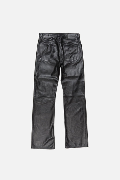 Acne Studios Leather trousers - regular fit - Black