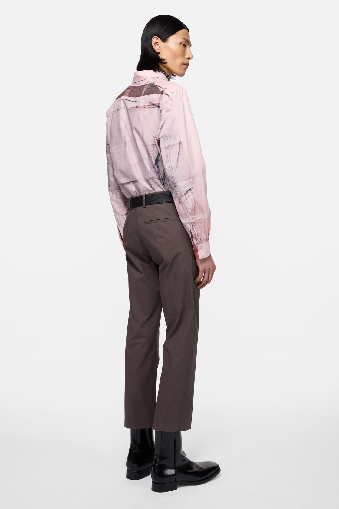 Acne Studios Tailored cotton trousers - Faded purple