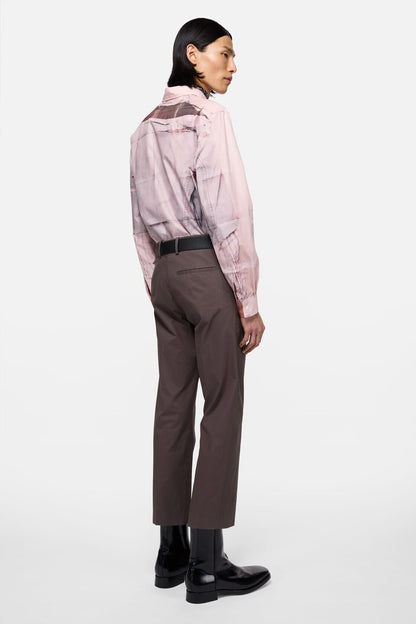 Acne Studios Tailored cotton trousers - Faded purple