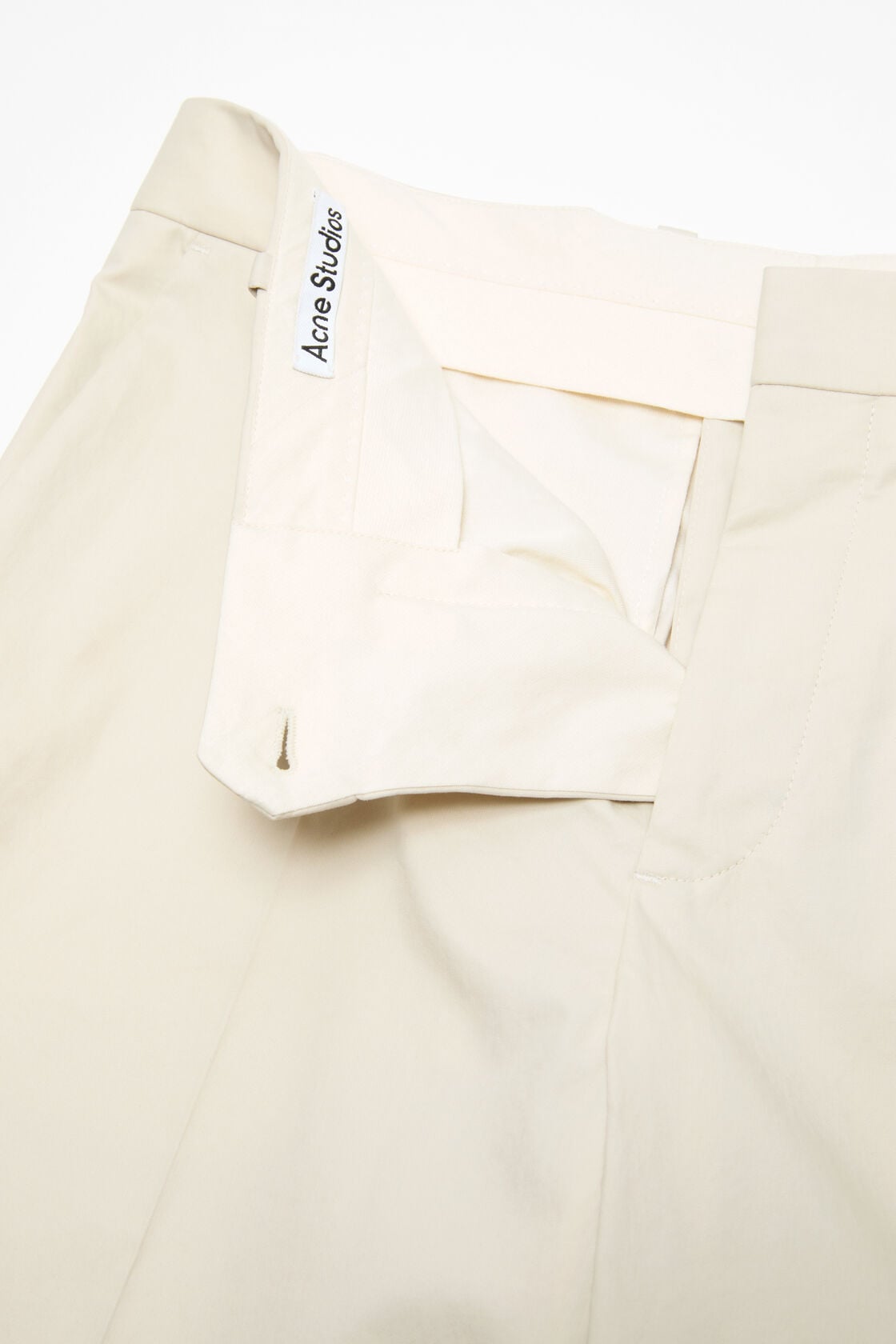 Acne Studios Washed tailored trousers - Light beige
