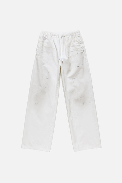 Acne Studios Peached cotton trousers - White