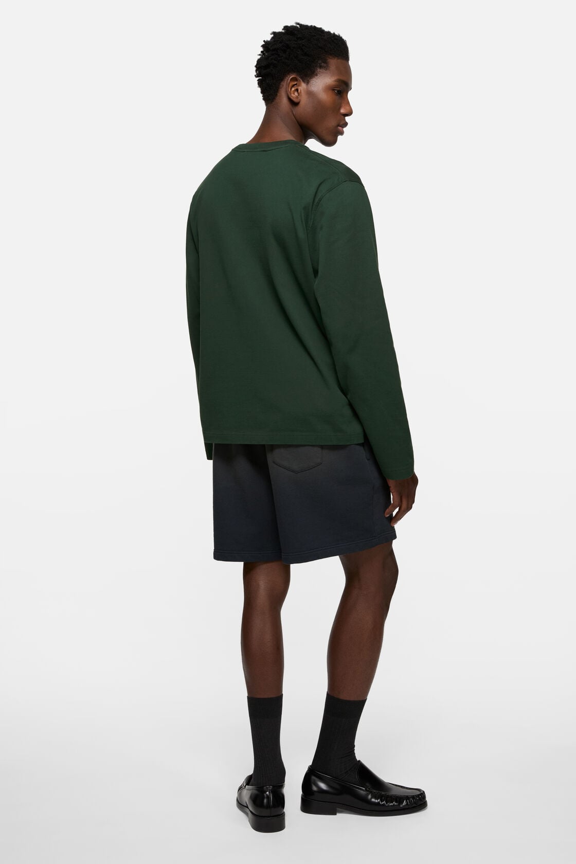 Acne Studios Jersey t-shirt with logo - Dark green