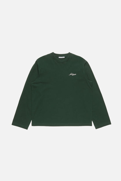 Acne Studios Jersey t-shirt with logo - Dark green