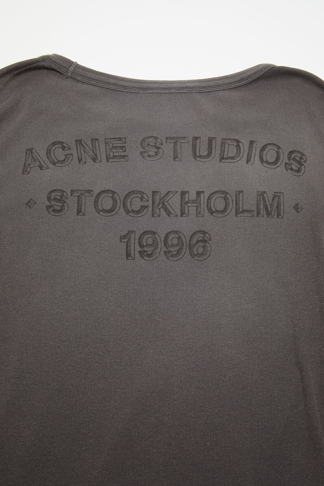 Acne Studios Sprayed logo t-shirt - Faded black