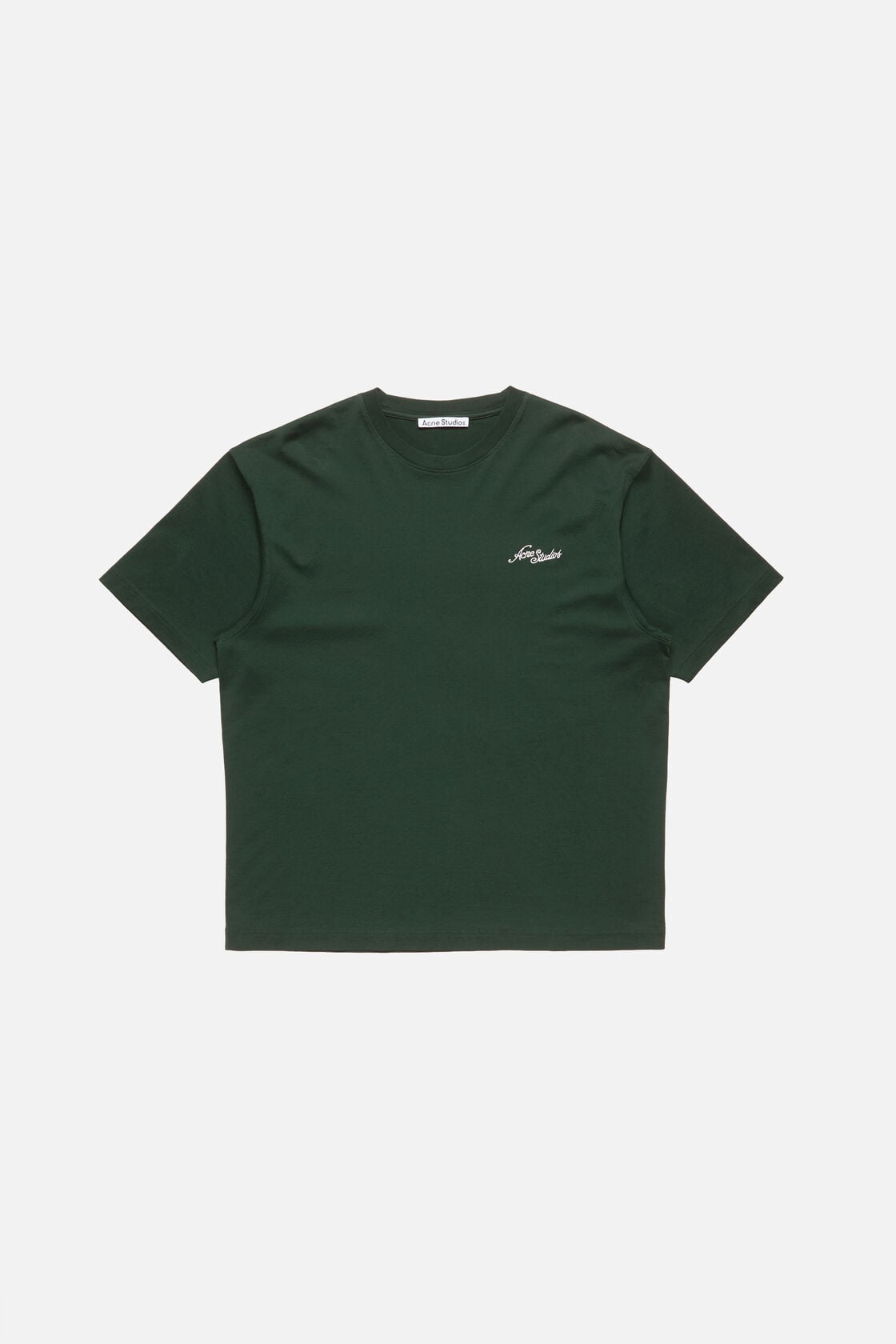 Acne Studios Jersey t-shirt with logo - Dark green
