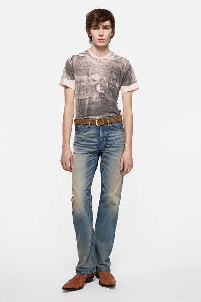 Acne Studios Tromp-l'œil t-shirt - Pink/grey