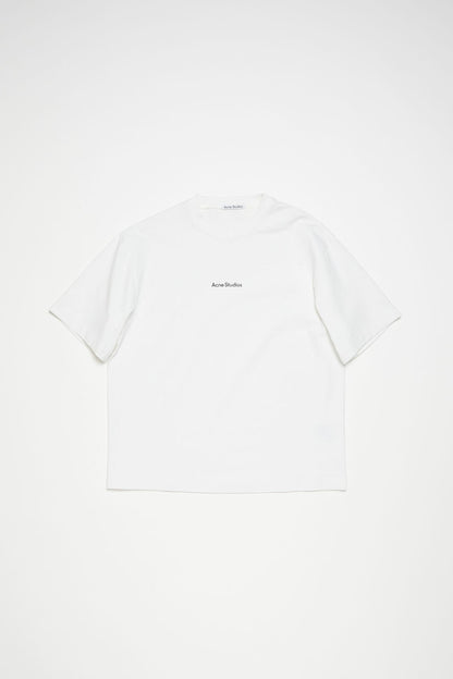 Acne Studios T-shirt stamp logo - Relaxed fit - Optic White