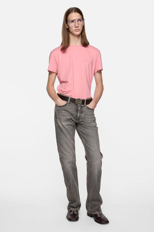 Acne Studios T-shirt - regular fit - Tango pink