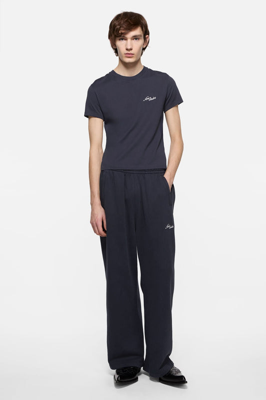 Acne Studios Jersey t-shirt with logo - Dark navy