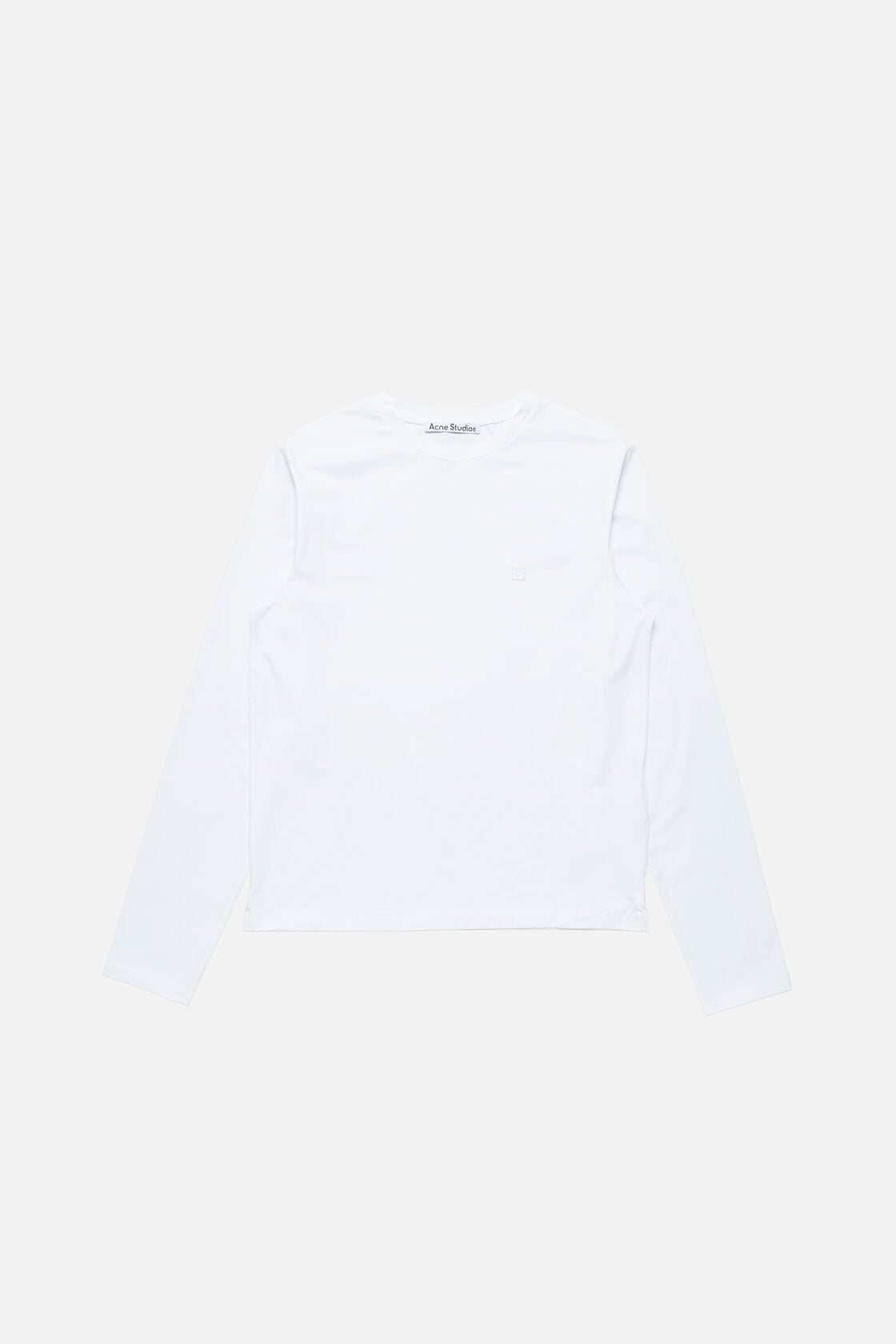 Acne Studios Long sleeve t-shirt - regular fit - Optic White