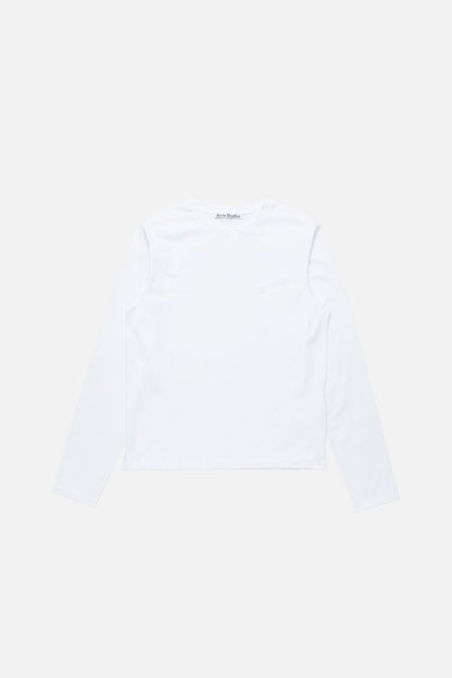 Acne Studios Long sleeve t-shirt - regular fit - Optic White