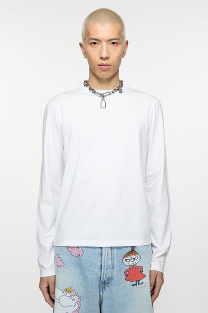 Acne Studios Long sleeve t-shirt - regular fit - Optic White