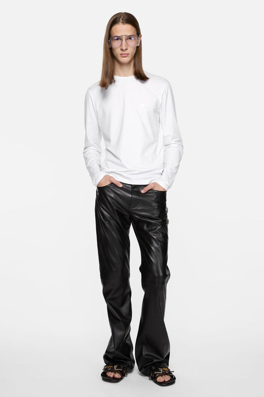 Acne Studios Face logo t-shirt - Optic White