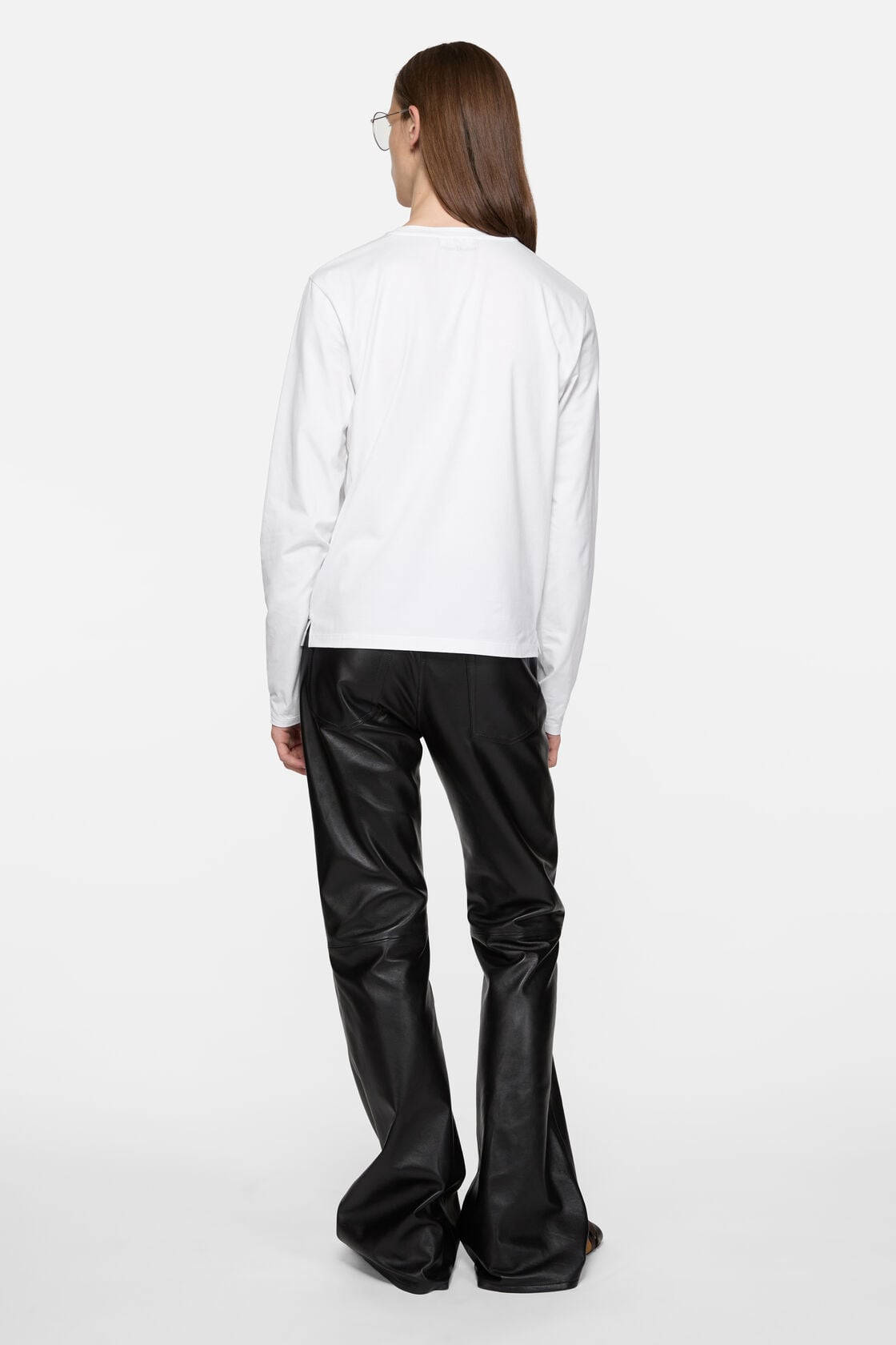 Acne Studios Face logo t-shirt - Optic White