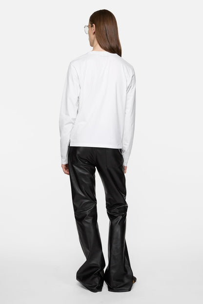 Acne Studios Face logo t-shirt - Optic White