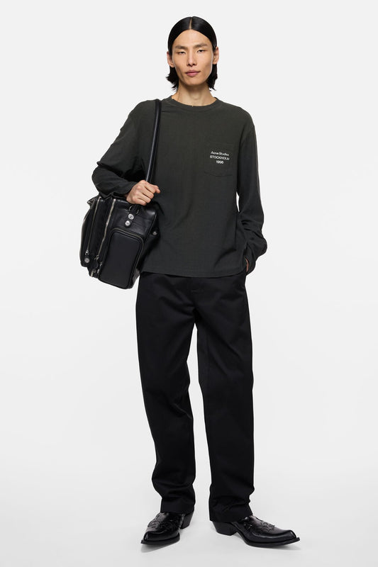 Acne Studios Logo t-shirt - Faded black