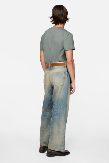 Acne Studios T-shirt - regular fit - Stone grey