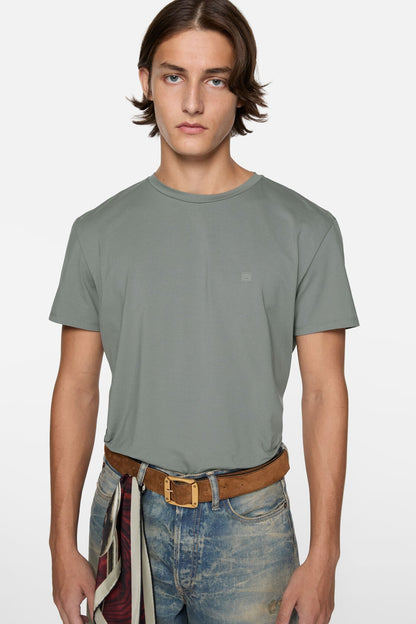 Acne Studios T-shirt - regular fit - Stone grey