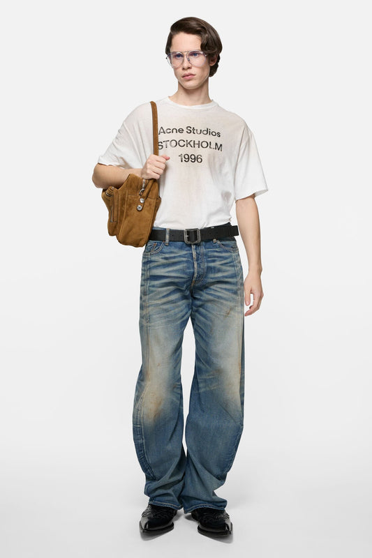 Acne Studios Sprayed logo t-shirt - Dusty white