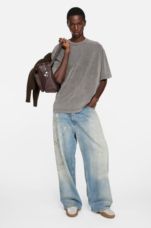 Acne Studios Rubber logo t-shirt - Faded black