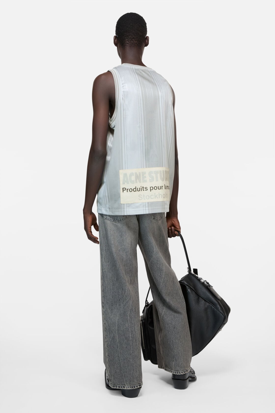 Acne Studios Sports jersey tank top - Grey