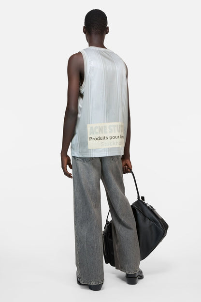 Acne Studios Sports jersey tank top - Grey