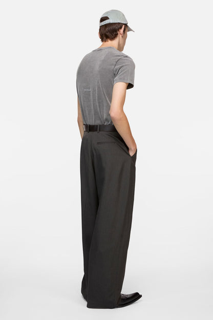 Acne Studios Rubber logo t-shirt - Faded black