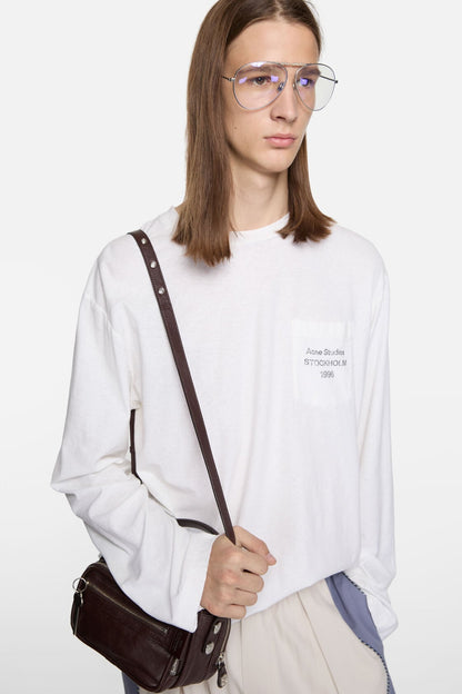 Acne Studios Sprayed 1996 logo t-shirt - Optic White