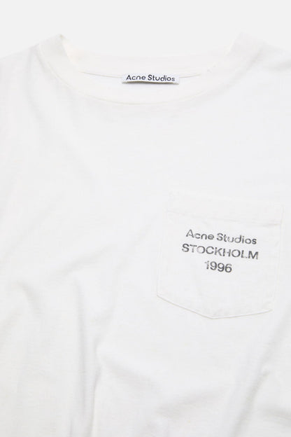 Acne Studios Sprayed 1996 logo t-shirt - Optic White